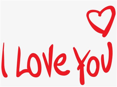 I Love You Text Vector Free Png Images Photo Lover Romantic Heart