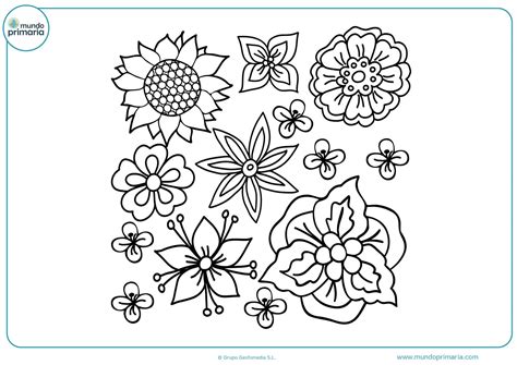 Dibujos De Flores Para Colorear 【bonitas Y Fáciles De Pintar】