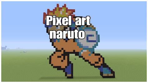 Minecraft Tutorial Pixel Art Naruto Youtube