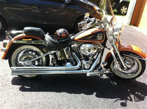 Custom lowrider harley davidson softail, 2 heritage softail bikes fully custom, chrome out. 2008 Harley-Davidson Heritage Softail Custom for sale on ...