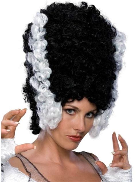 Bride Of Frankenstein Wig With Two Plaits