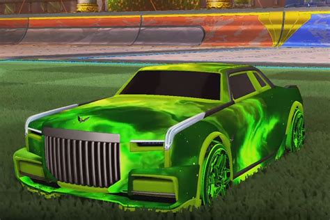 Rocket League Lime Maestro Design With Lime Interstellar And Lime Halcyon