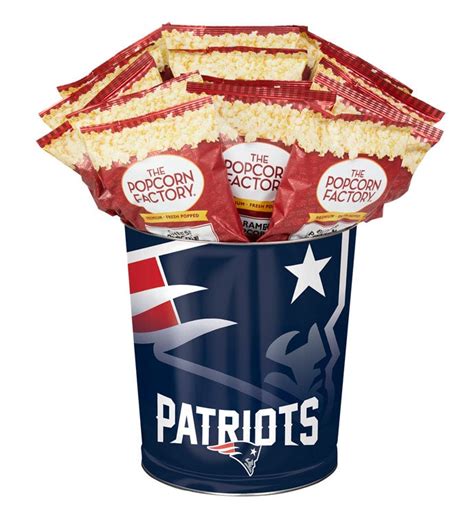 New England Patriots Popcorn Tins New England Patriots Ts The