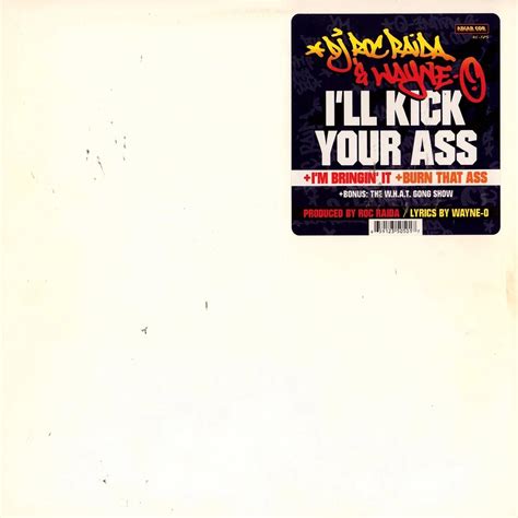 Roc Raida And Wayne O Ill Kick Your Ass Vinyl 12 2000 Us