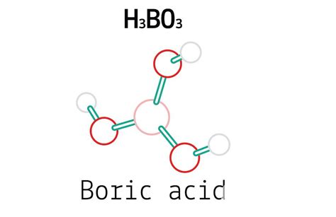 Boric Acid Is An Acidic Mixture Of The Elements Boron Oxygen And Hydrogen