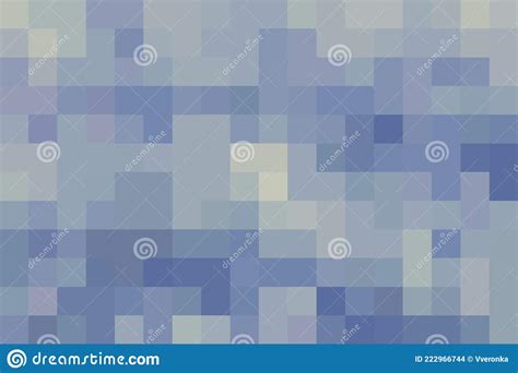 Abstract Pixel Blue Background Geometric Texture From Blue Squares