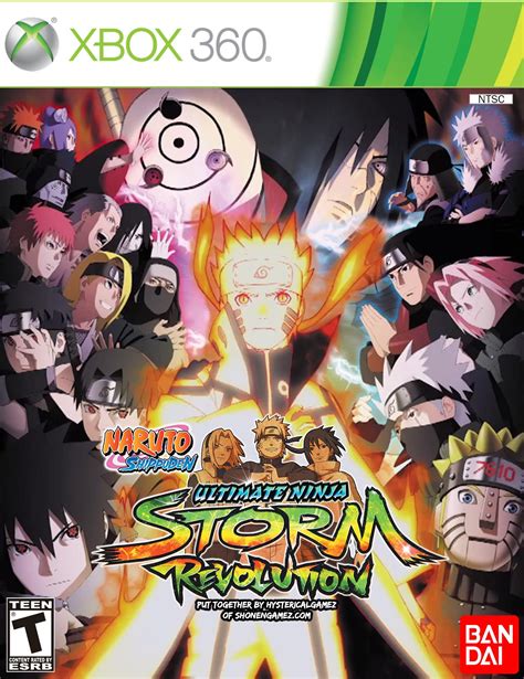 Naruto Storm Revolution Ps3 And Xbox 360 Box Art Mock Ups Shonengames