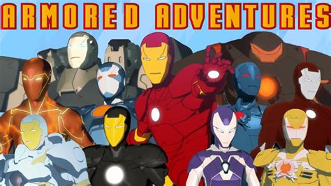 Every Iron Man Suit In Armored Adventures Explained Flashing Lights Fast Imagery Warning 🦾🤖