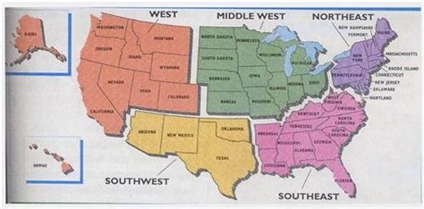 The Southwest Region States And Capitals Diagram Quizlet