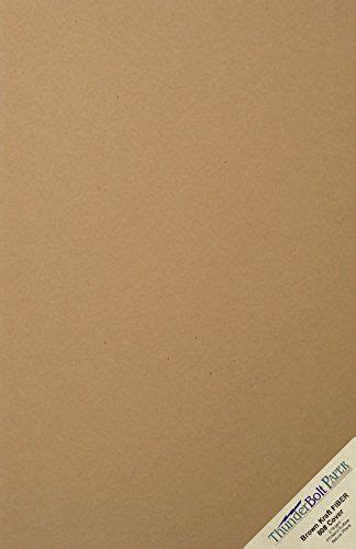 25 Brown Kraft Fiber 80 Cover Paper Sheets 11 X 17 11x17 Inches