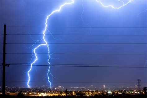 Monsoon Lightning Over Tucson Arizona Smithsonian Photo Contest