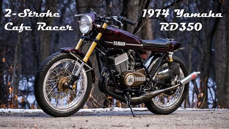 1974 Yamaha RD350 Cafe Racer By Jake Shellito USA Ep 082 YouTube