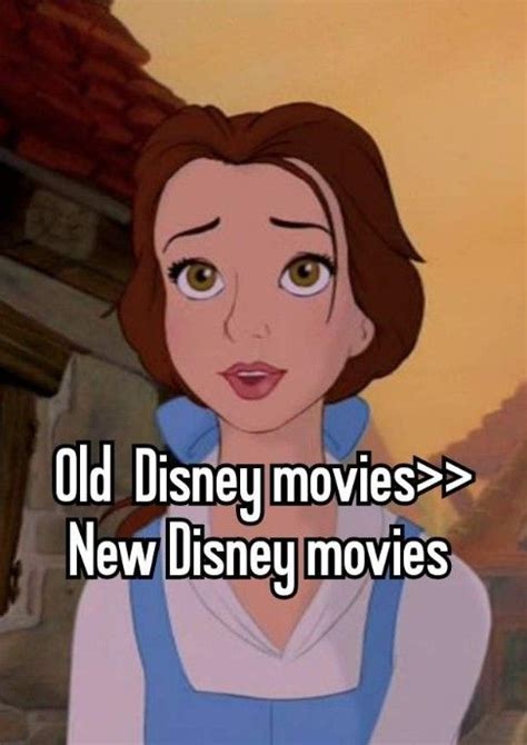 old disney movies vs new disney movies