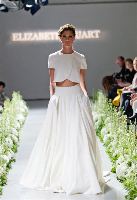 Dare To Bare Brides How To Wear A Crop Top Wedding Dress Crazyforus