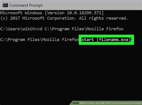 How To Run An Exe File From Command Prompt 10 Steps