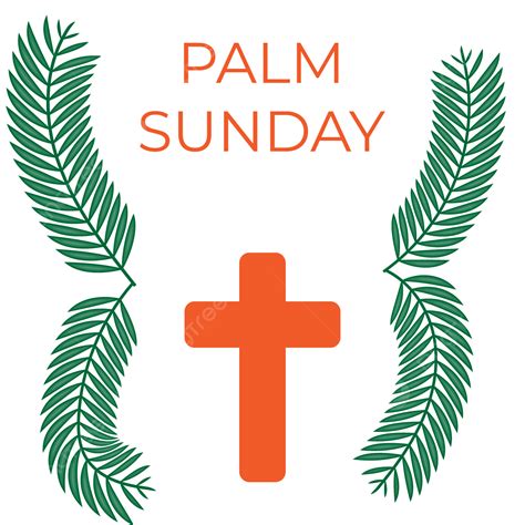 Palm Sunday Vector Hd Images Creative Palm Sunday Vector Religion