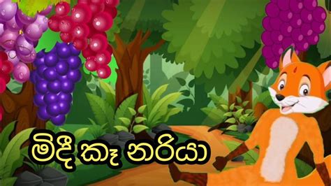 නරියා සහ මිදී වැල Sinhala Kathandara Sinhala Cartoon Youtube