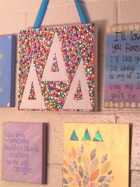 15 Sorority Crafts That You Must Do This Summer Sorority Crafts Tri