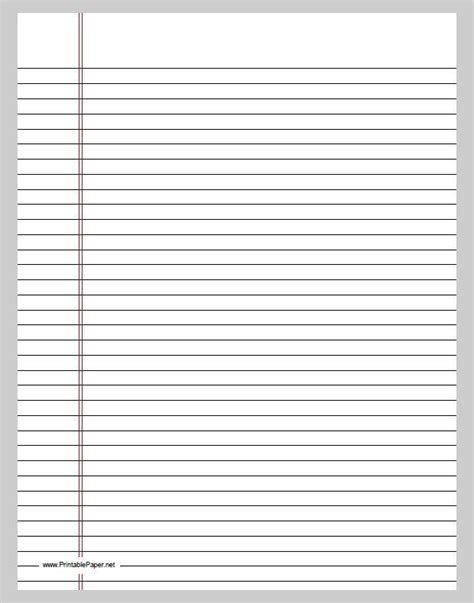 Printable College Ruled Paper Print College Ruled Paper College Ruled