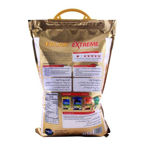 £13.26 price:£3.55 (£1.18 / kg) features & details wholefood earth has officially been awarded a 5 star. Purchase Falak Extreme Basmati Rice, Longest Rice, 5 KG ...