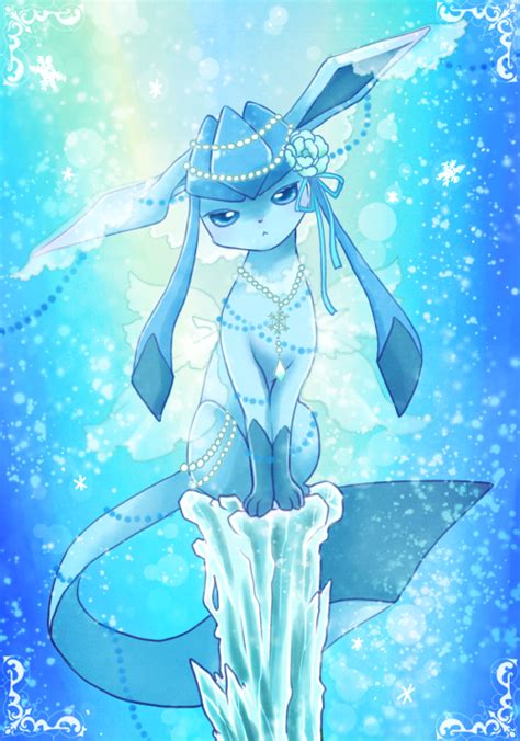 Pokémon glaceon incredibly cute 雪と氷の pixiv Cute pokemon