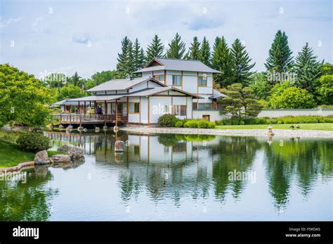 Nikka Yuko Japanese Garden Lethbridge Alberta Stock Photo Alamy