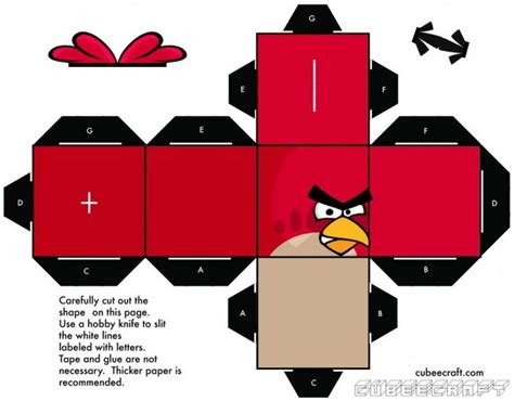 Moldes De Paper Toy Para Montar Voce Mesmo Angry Birds Molde Sacola
