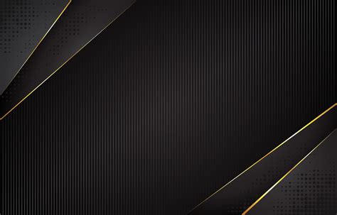 Black With Gold Accent Background 1370782 Vector Art At Vecteezy
