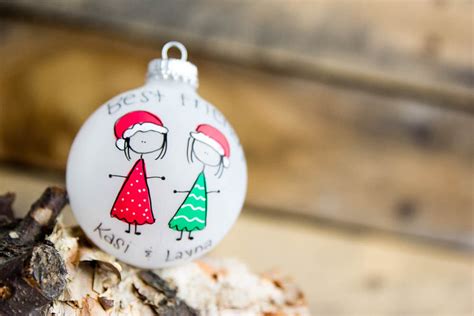 Best Friends Christmas Ornament Personalized For Free Etsy