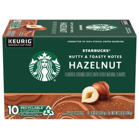 Starbucks Hazelnut Coffee K Cup Pods 10 Ct Ralphs