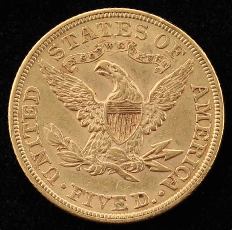 1901 Liberty Head 5 Five Dollar Gold Coin Pristine Auction