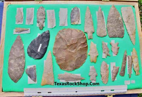 Authentic Texas Arrowheads Native American Weapons Native American