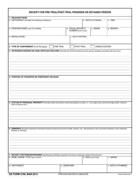 Dd Form 2708 ≡ Fill Out Printable Pdf Forms Online