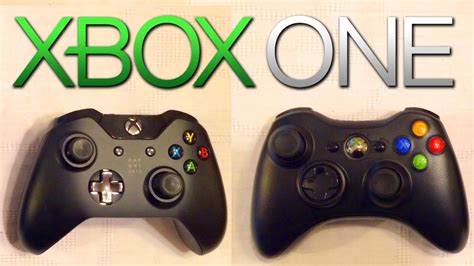 Xbox One Controller Vs Xbox 360 New Day 1 Edition