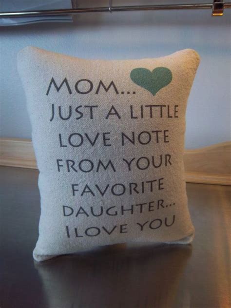 Check spelling or type a new query. Mother present pillow mom birthday gift from daughter ...