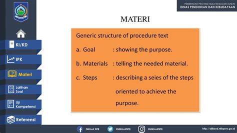 Materi Teks Procedure Dalam Bahasa Inggris Procedure Text Pengertian