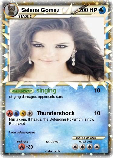 Pokémon Selena Gomez 168 168 Singing My Pokemon Card