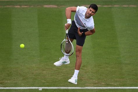 Novak Djokovic Rain Delays Stall Action At Eastbourne International