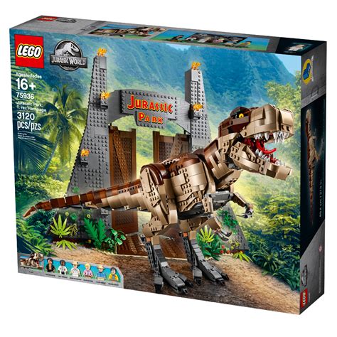 Ufficiale Il Set Lego 75936 Jurassic Park Trex Rampage Lega Nerd