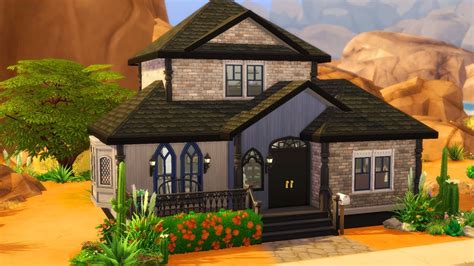 The Sims 4 House Building Gothic House Gothic House Sims 4 House