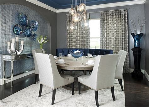 33 amazing dining rooms decoration ideas 21 about the design idea that you want click image below you will find more ideas,hopefully these will give you some good ideas also the resolution dining and living room is proud to offer a wide range of suggestions of round dining table to suit all. Cool blue and trendy grey in the dining room