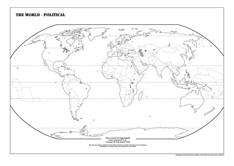 Printable world maps are a great addition to an elementary geography lesson. Free Printable Blank World Map | Think . . . Geography! | Blank world map, Geography class ...