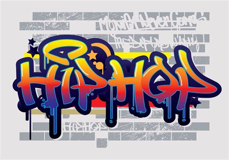 Hip Hop Graffiti Text Vector Vector Art At Vecteezy