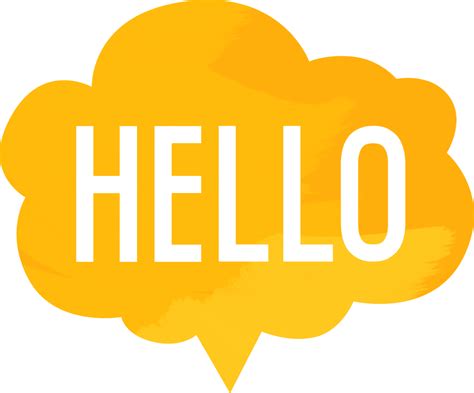 Hello Word Png Images Free Download