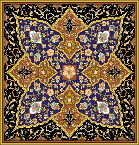124,000+ vectors, stock photos & psd files. ShiaGraph - Category: Floral Pattern (Khatai) - Image: 77 ...