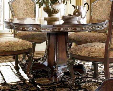 Traditional Cherry Formal 60 Round Dining Table Mcferran D1896060