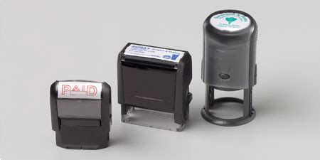Stamps are still used today in offices and scrapbooking. Custom Stamps, Self Inking Rubber Stamps | Vistaprint