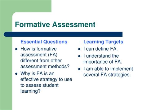 Ppt The Power Of Formative Assessment Powerpoint Presentation Free