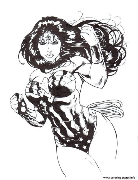 Pin On Wonder Woman Coloring Pages