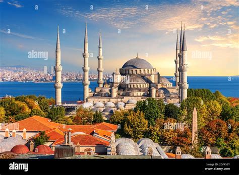 Blue Mosque Of Istanbul Famous Place Of Visit Turkey Stock Photo Alamy